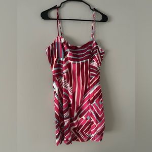 Lulu’s Summer Mini Dress - Size L, Miami Barbie Dress